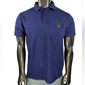 Bertigo Navy Polo Shirt with Crow Logo